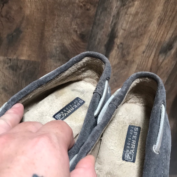 Sperrys! GUC 😊 ! Navy blue grayish - Picture 6 of 8